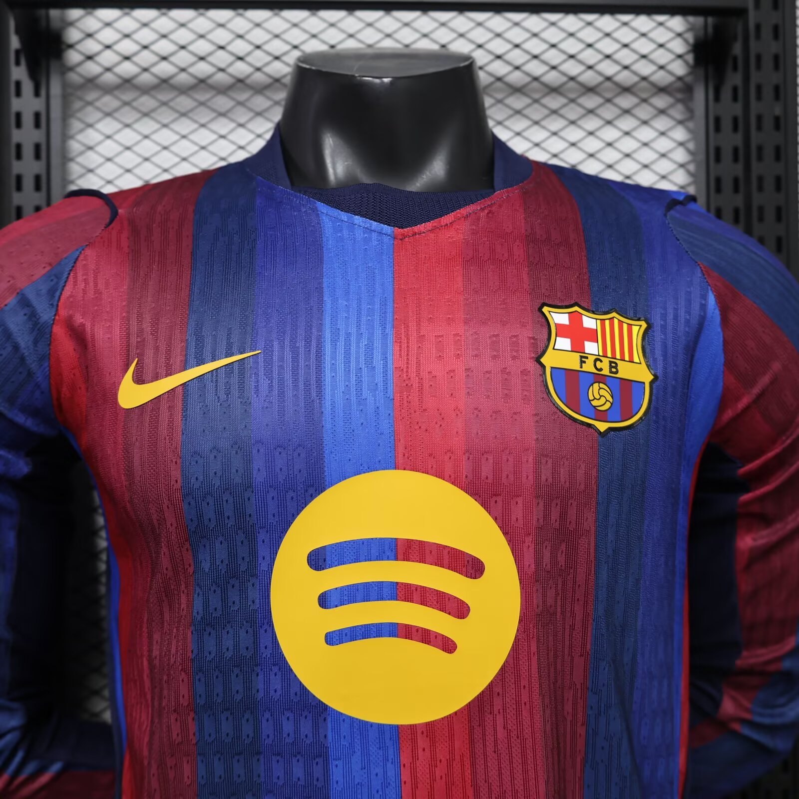 Barcelona Jogador Manga Longa 2026-27 3