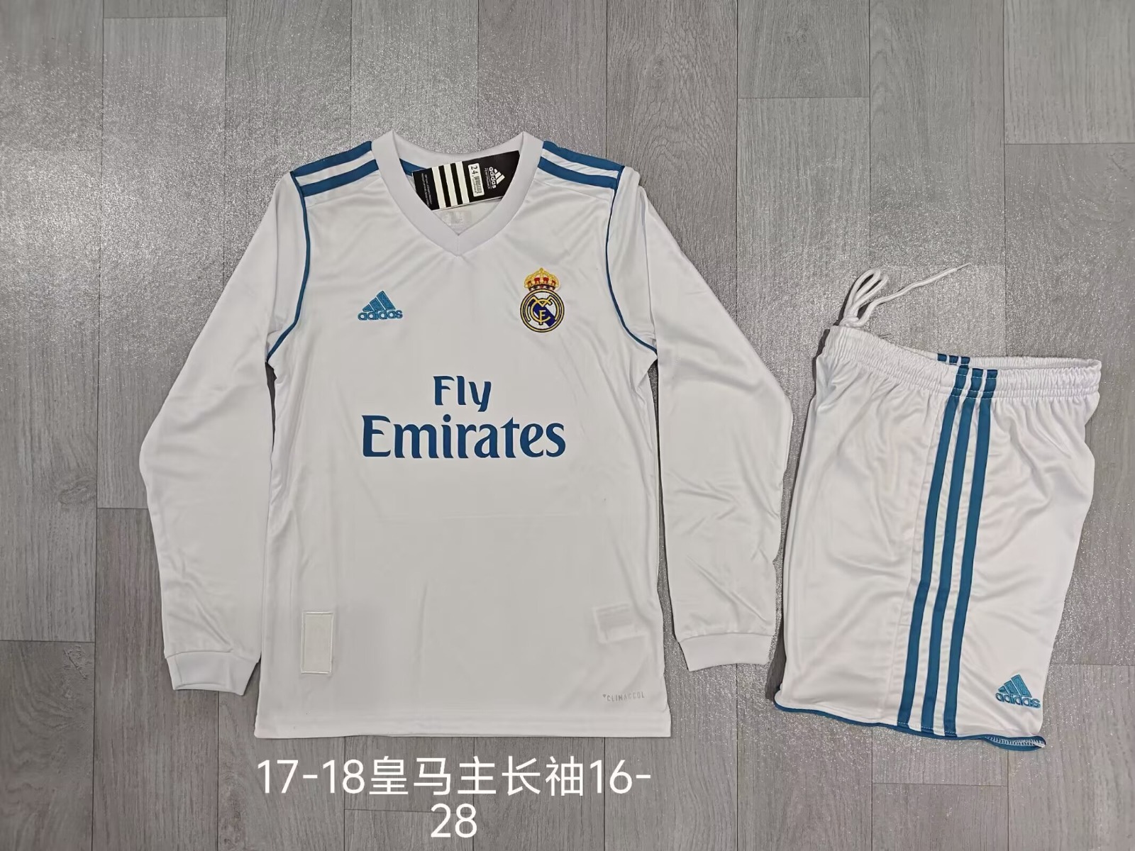Kit Criança Real Madrid Retro